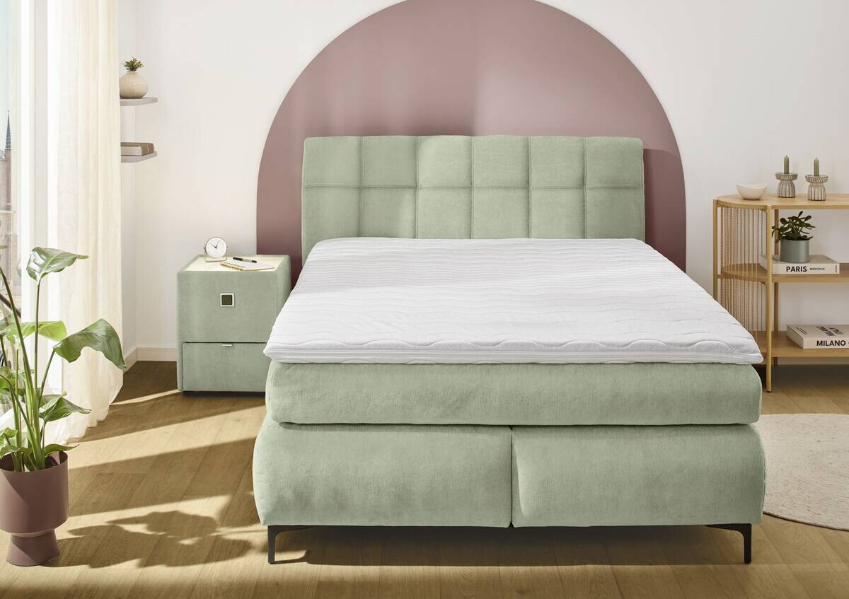 Boxspringbett Pistazie Liegefläche B/L: ca. 140x200 cm