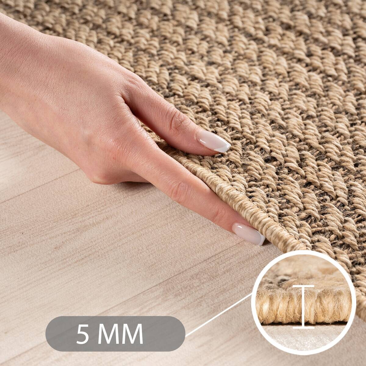 Ayyildiz Flachwebteppich TIMBER beige D: ca. 200 cm