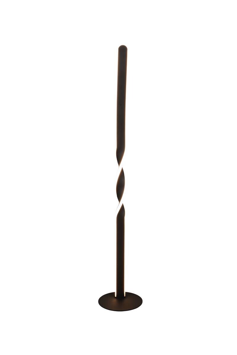 Reality Stehlampe Ginko mattschwarz Metall B/H/T: ca. 2x11x21,5 cm 1 Brennstellen