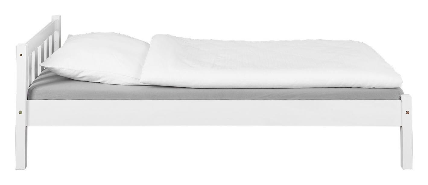 Bett Vilmar weiß Liegefläche B/L: ca. 90x200 cm