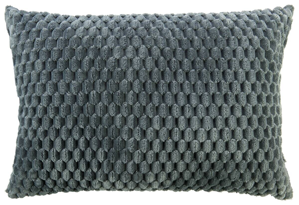 POCOline Dekokissen Wabe anthrazit 100% Polyester B/L: ca. 70x50 cm