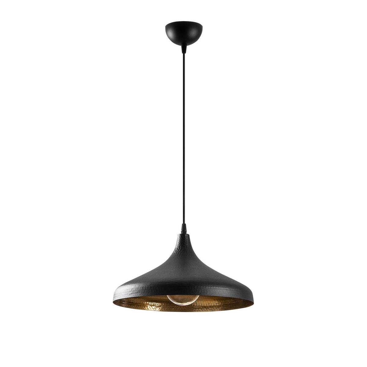 Opviq Pendelleuchte Tattoo-2641 schwarz B/H/T/L/D: ca. 36x118x36x36x36 cm E27 1 Brennstellen