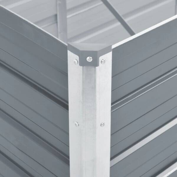 Hochbeet grau Stahl B/H/L: ca. 40x77x100 cm