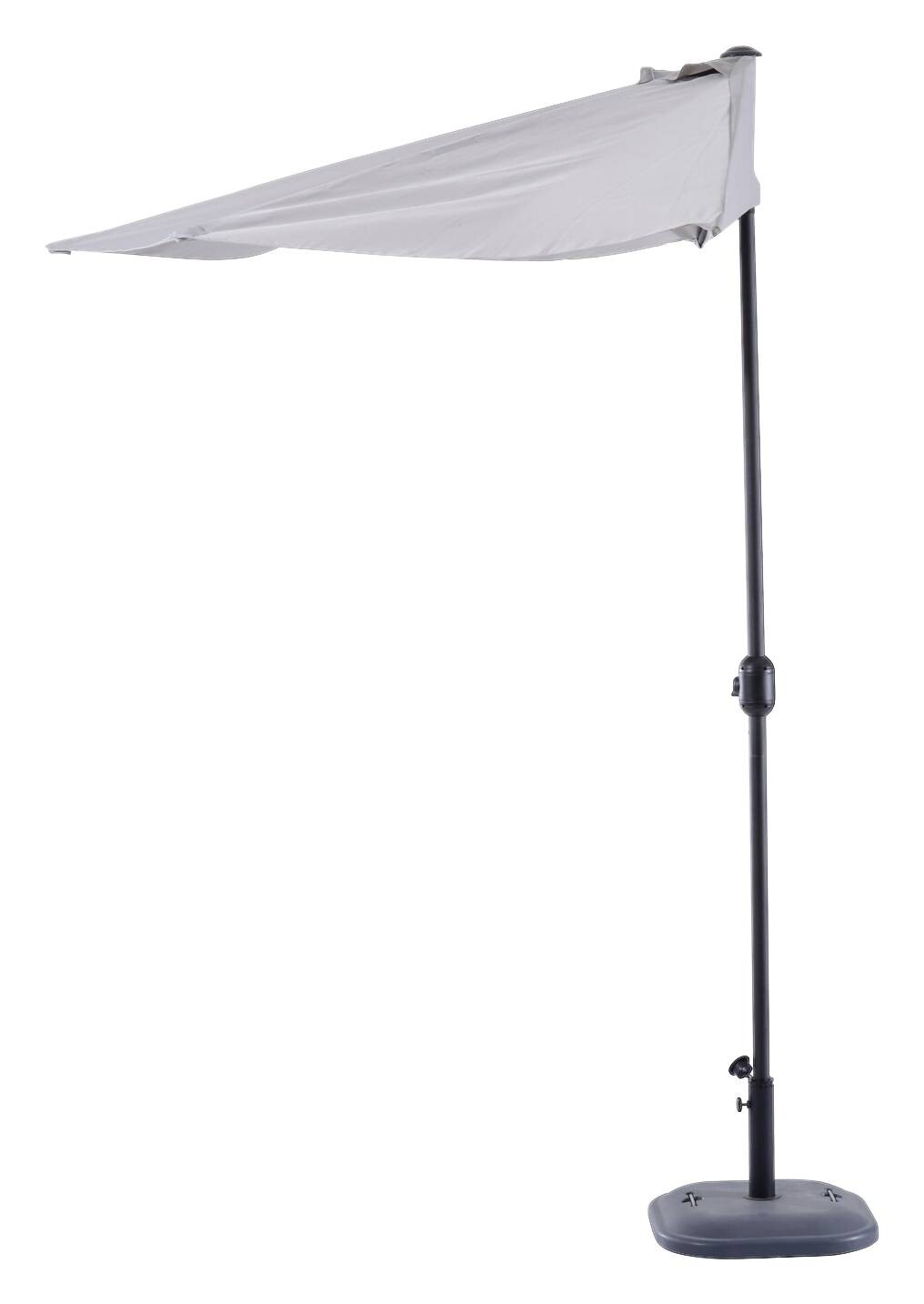 Outsunny Sonnenschirm grau Aluminium B/H/L: ca. 150x249x293 cm