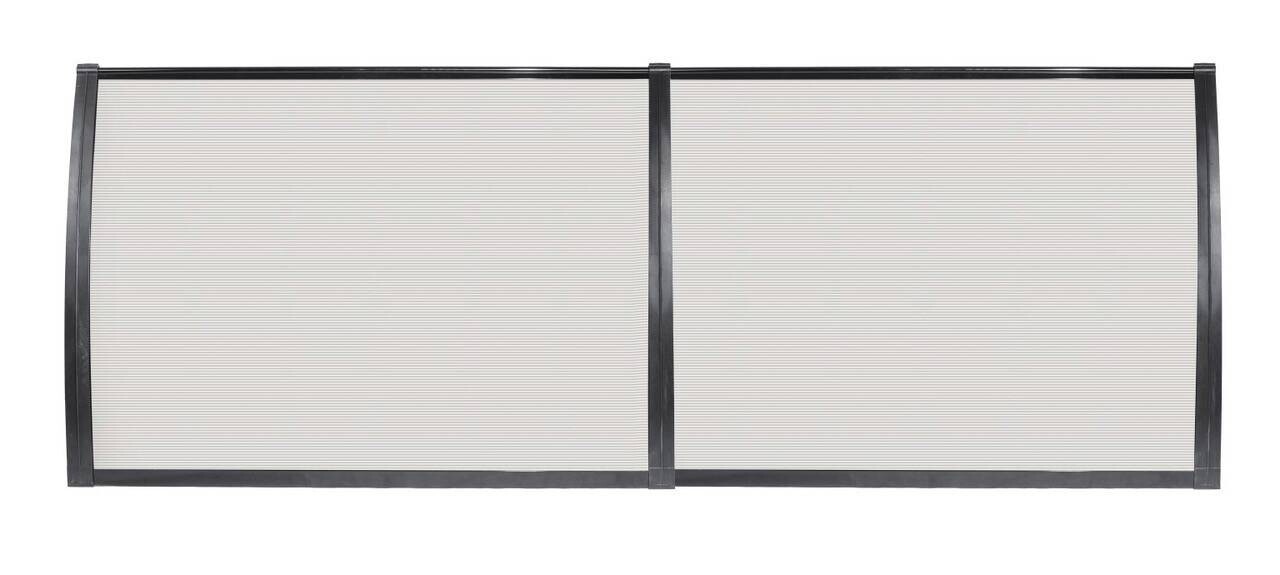 Brosplast Vordach Crocus transparent B/H/L: ca. 240x23x80 cm