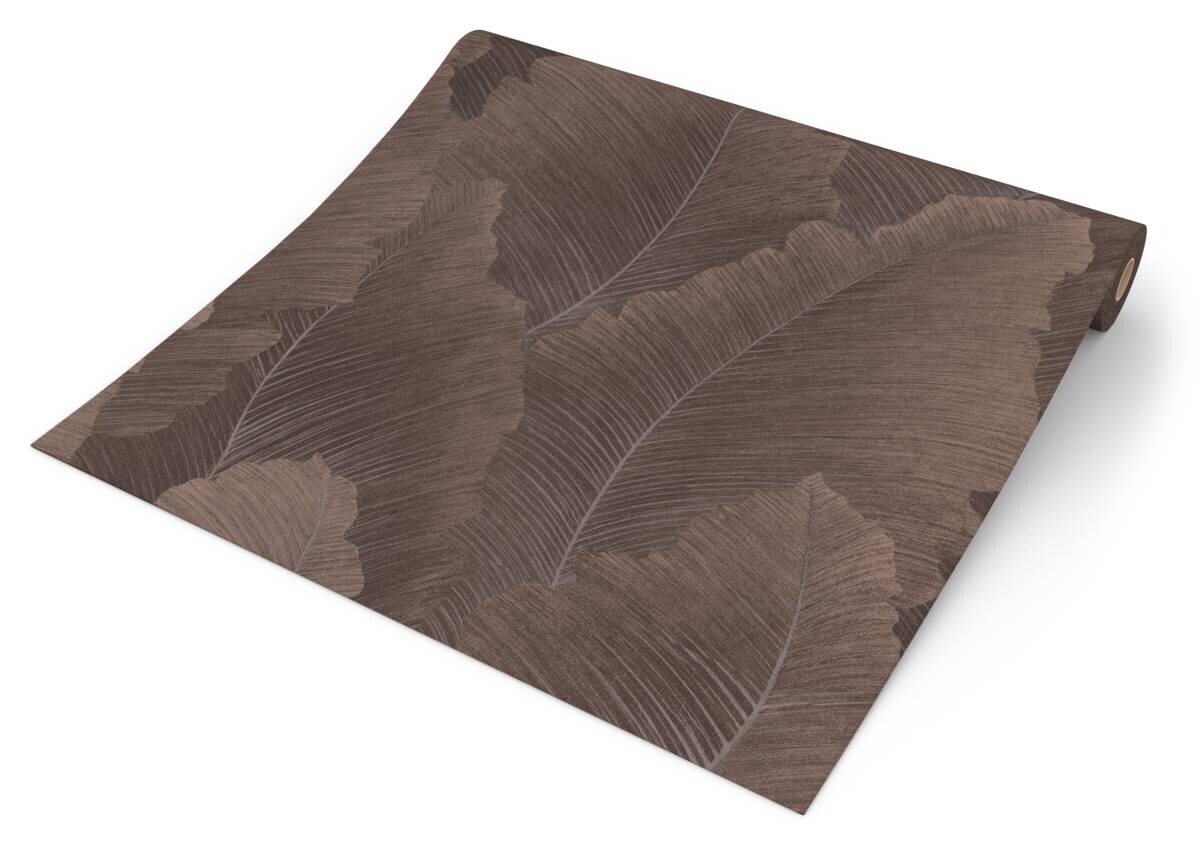 Erismann Vliestapete Blätter braun bronze B/L: ca. 53x1005 cm