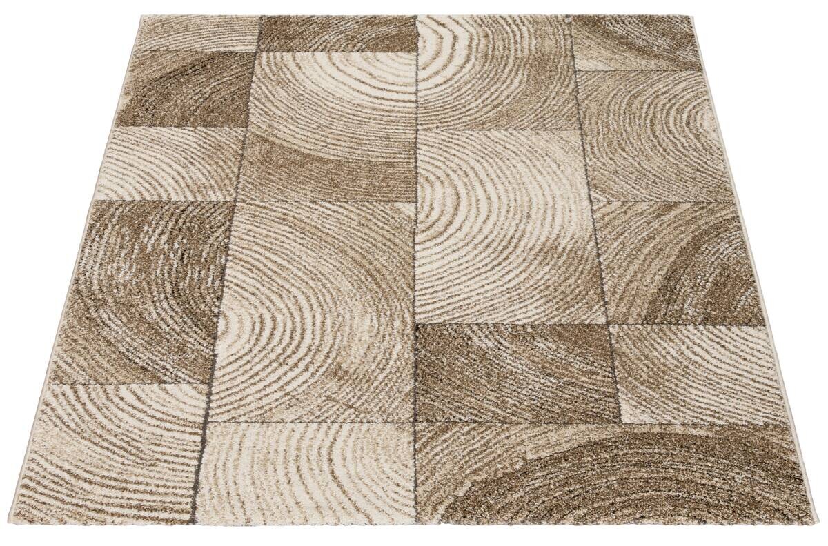 Merinos Webteppich Kreta beige B/L: ca. 120x170 cm