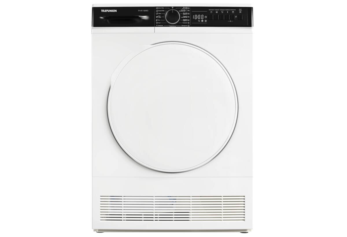 Telefunken Kondenstrockner TF-KT-1018T2 weiß B/H/T: ca. 56x85x60 cm ca. 8 kg