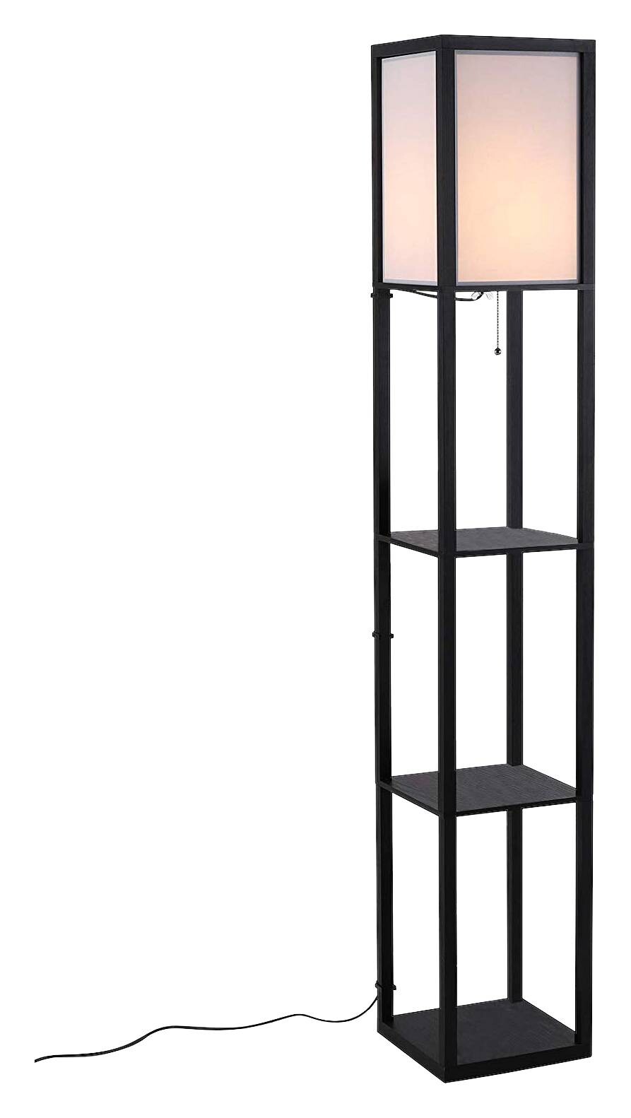 HOMCOM Stehlampe 833-623 schwarz MDF Stoff B/H/T: ca. 26x160x26 cm E27 1 Brennstellen