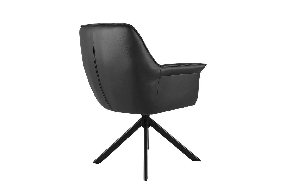 Armlehnstuhl Elias schwarz Polyester B/H/T: ca. 67x91x69 cm