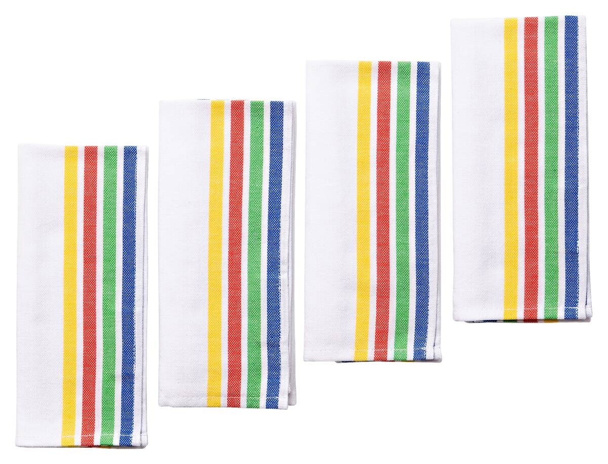 BENETTON Platzmattenset Rainbow multicolor Baumwolle B/L: ca. 30x45 cm