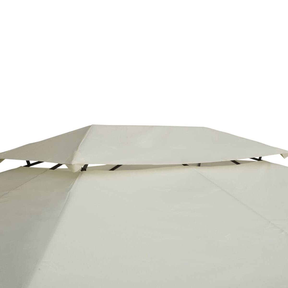 Outsunny Ersatzdach creme Polyester-Mischgewebe B/L: ca. 300x400 cm