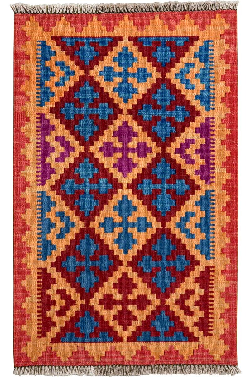 PersaTepp Teppich Kelim Gashgai bunt B/H/L: ca. 62x1x101 cm