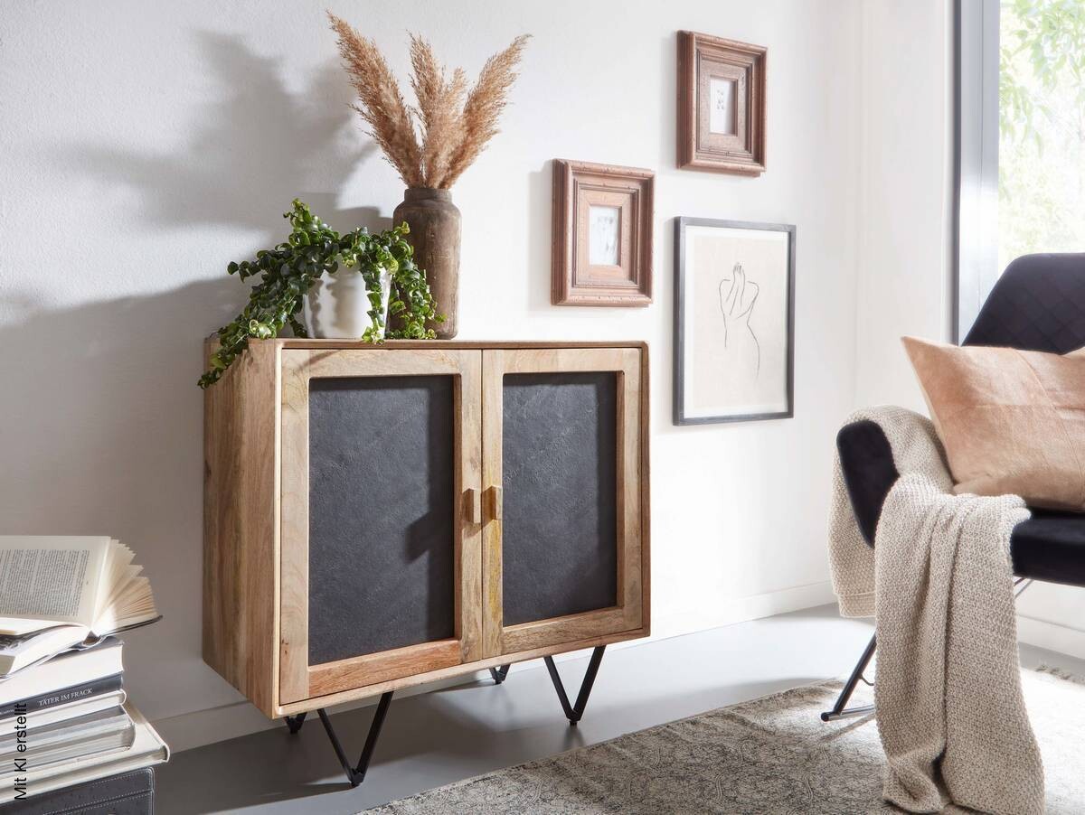 Sideboard braun B/H/T: ca. 80x75x35 cm