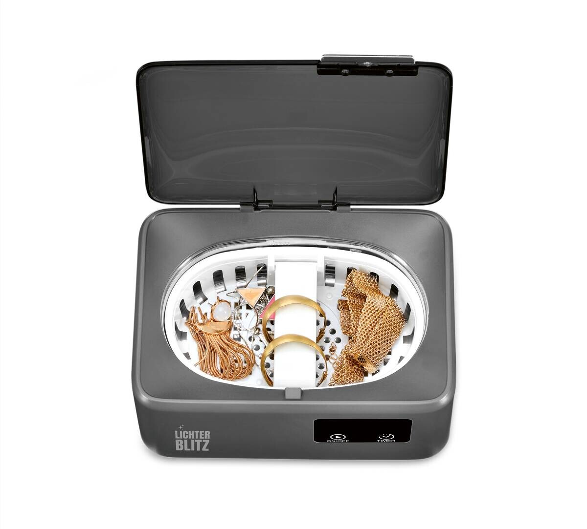 Lichterblitz Reiniger 19124 grau Metall Kunststoff B/H/L: ca. 17,6x15,5x24,5 cm ca. 50 W