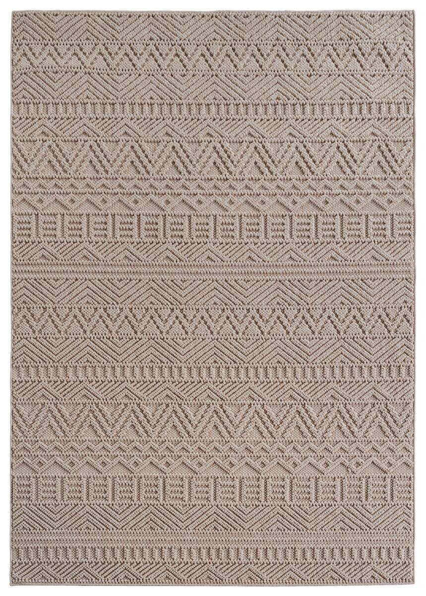 Ayyildiz Kurzflorteppich HELIX beige B/H/L: ca. 140x0,7x200 cm