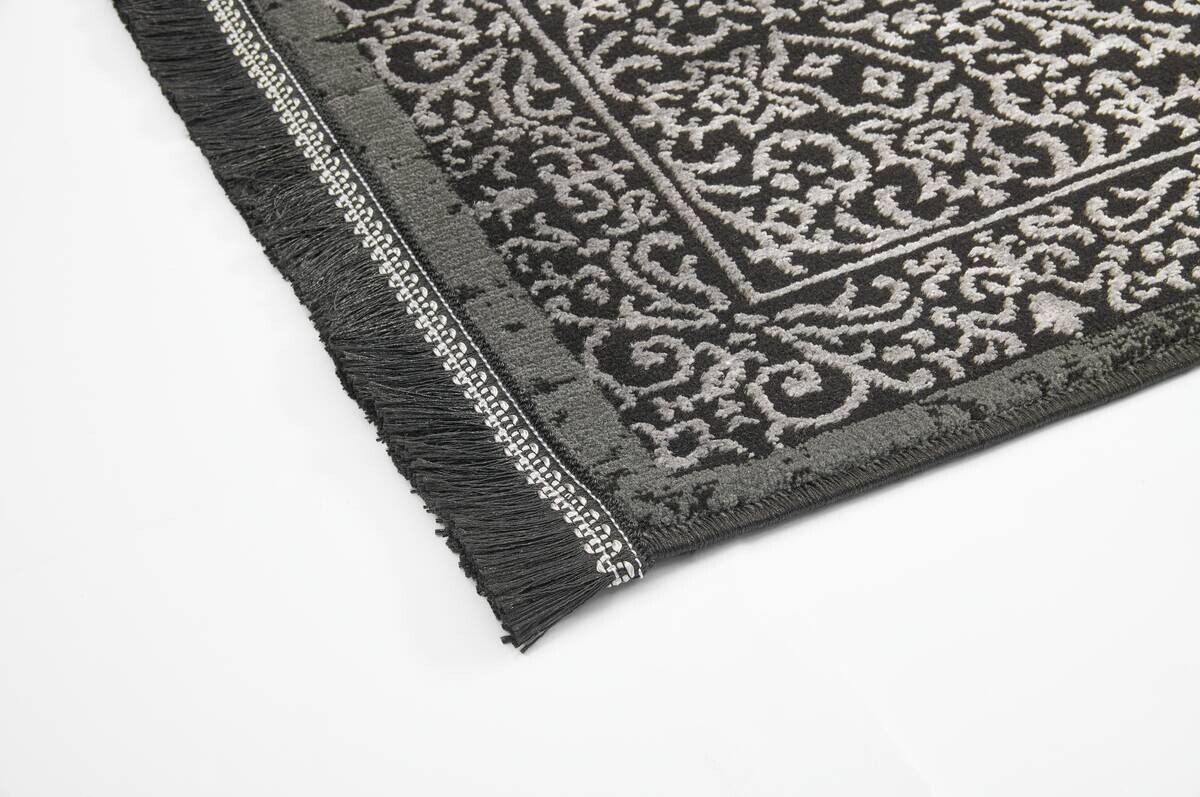 Webteppich Salsa schwarz B/L: ca. 80x300 cm