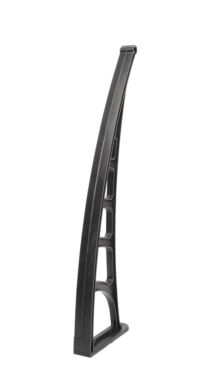 Brosplast Vordach Crocus schwarz B/H/T: ca. 120x23x80 cm