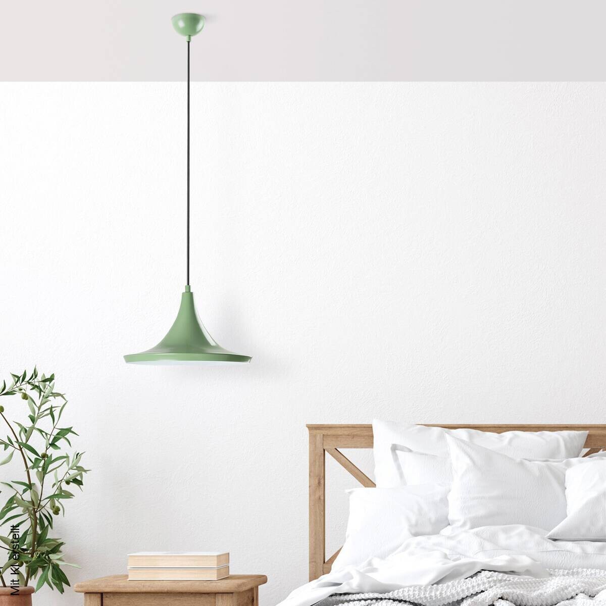Opviq Pendelleuchte minze B/H/T: ca. 30x117x30 cm E27 1 Brennstellen