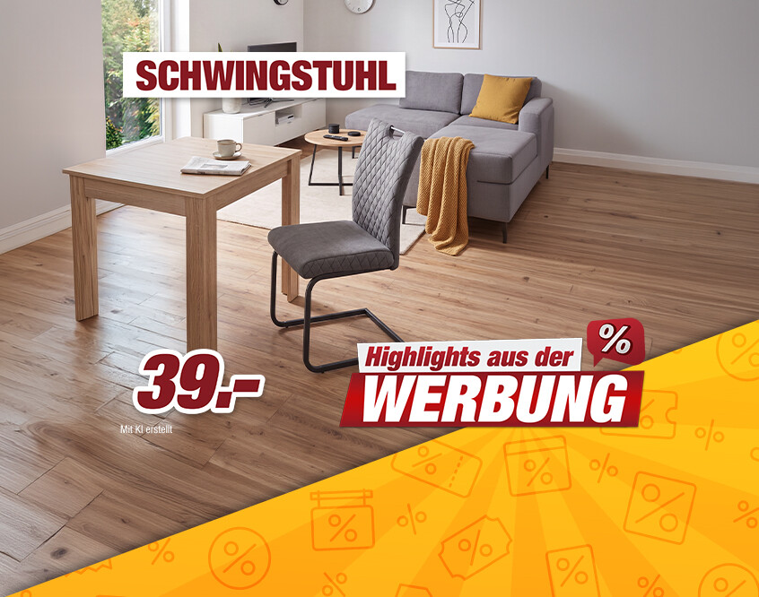 Unsere Werbe Highlights - -3 Schwingstuhl