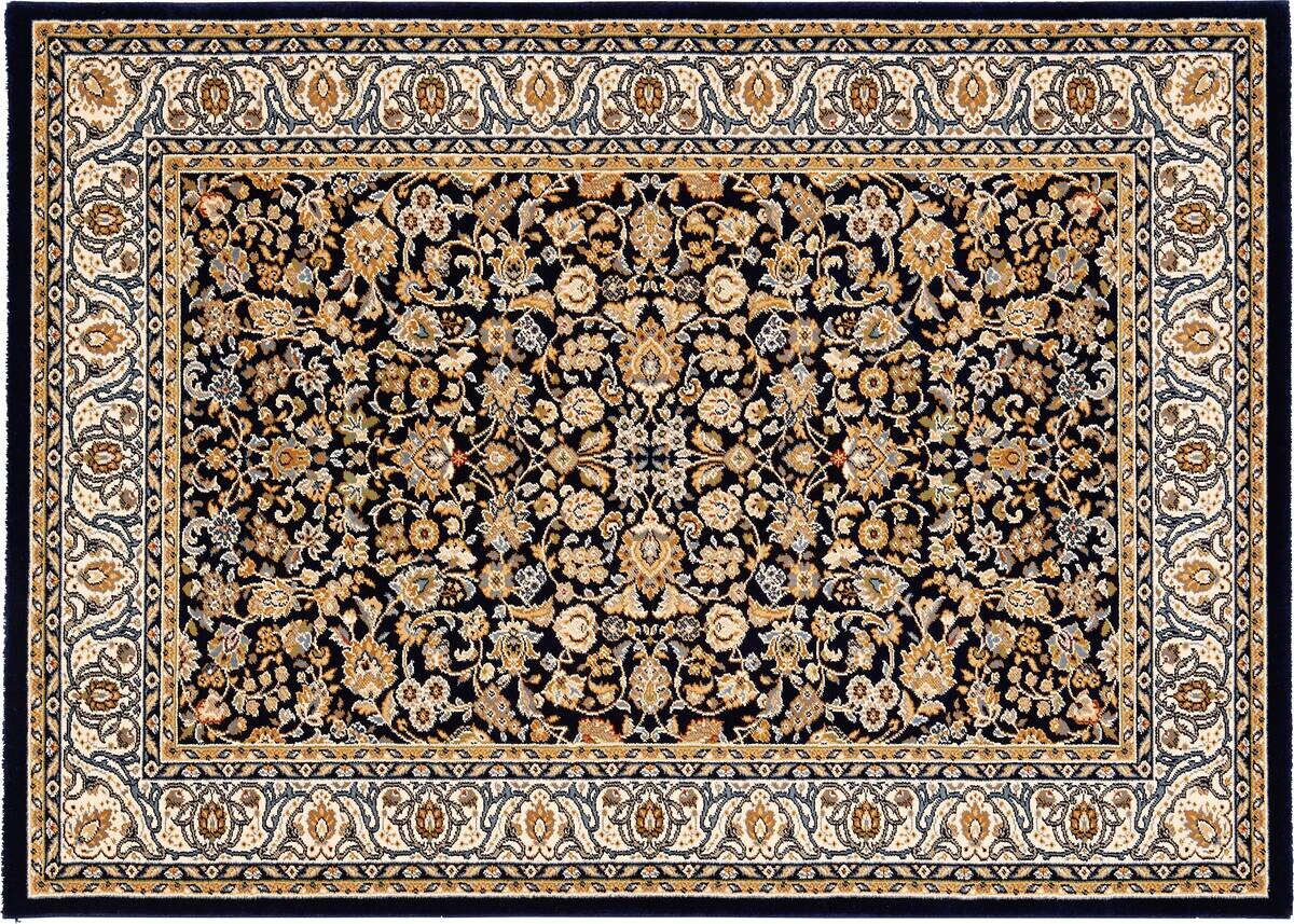 Webteppich Kashmar blau B/L: ca. 160x230 cm