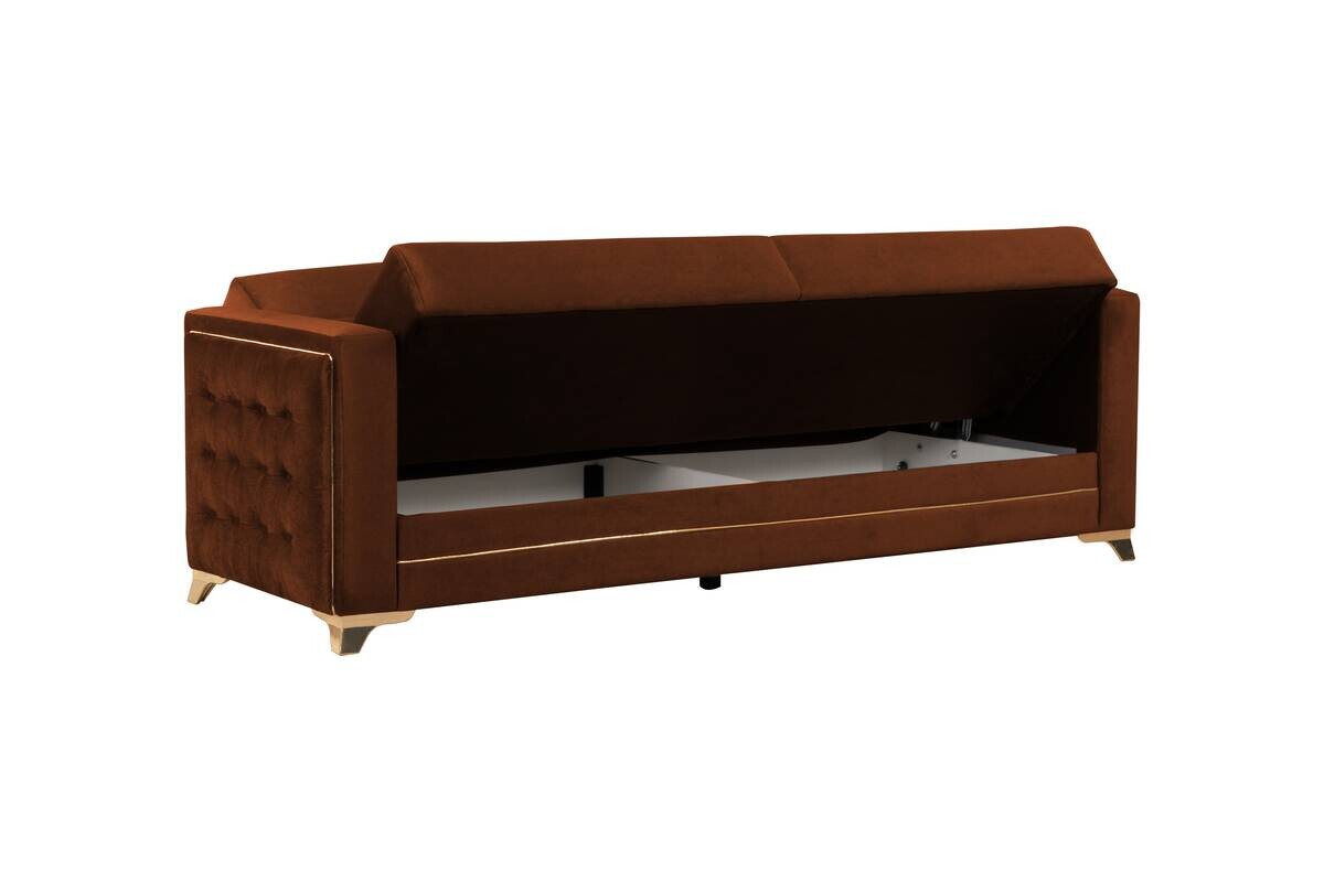 Sofa 3-2-1 Cavana zimtbraun Microfaser
