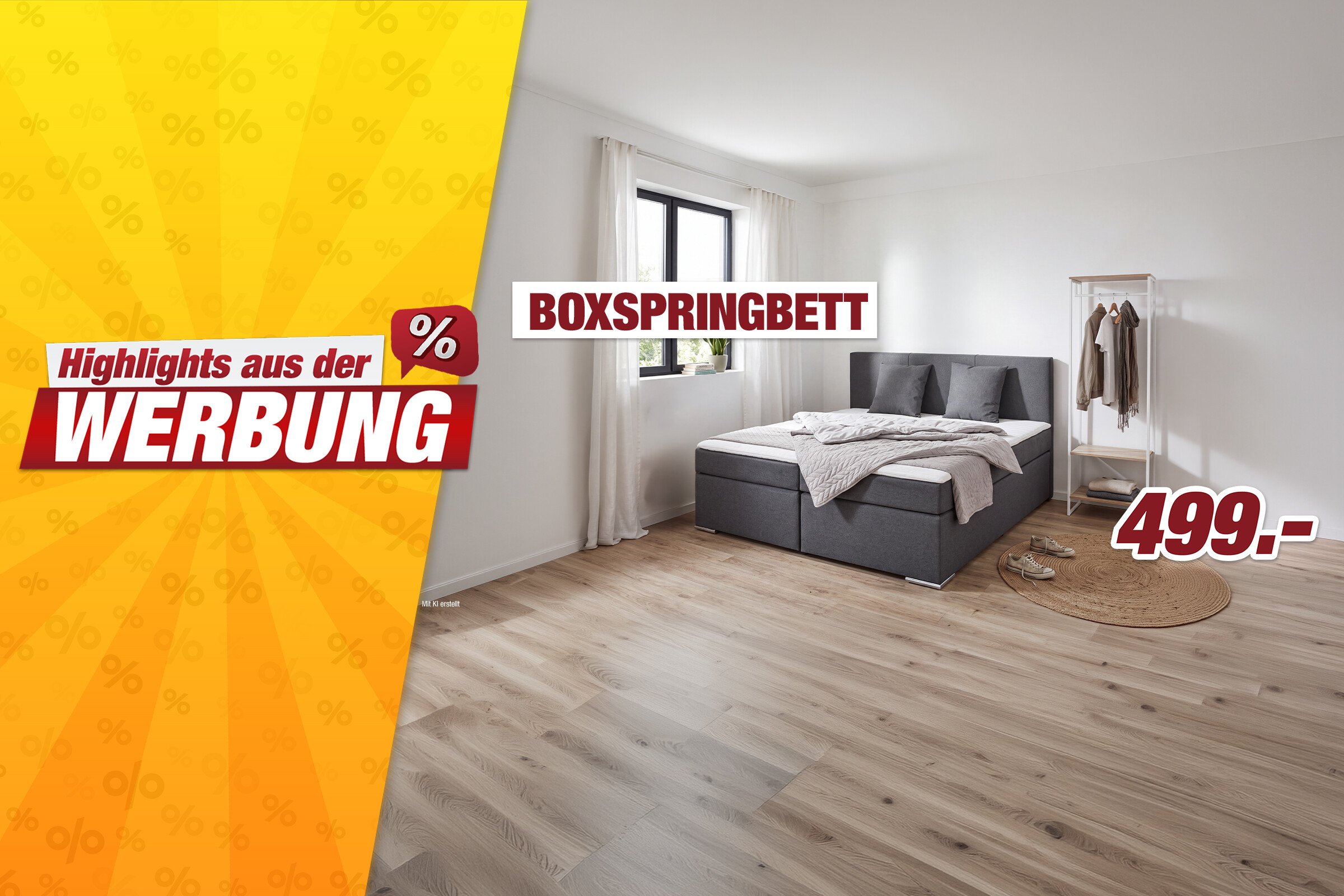 Unsere Werbe Highlights - Boxspringbett