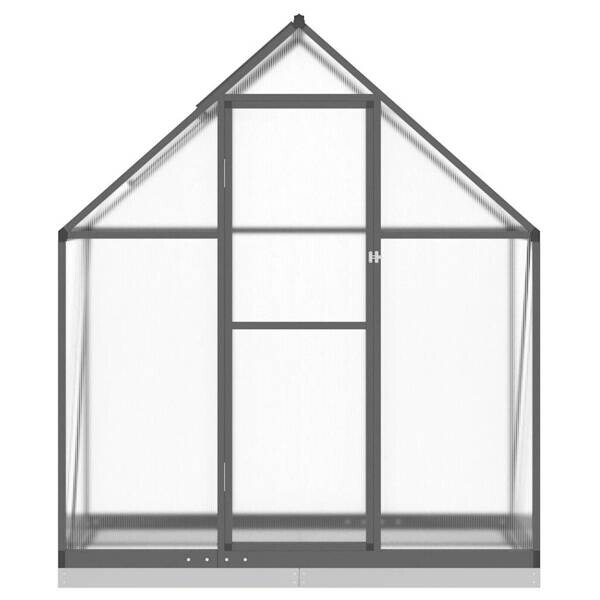 Gewächshaus anthrazit B/H/L: ca. 58x202x169 cm