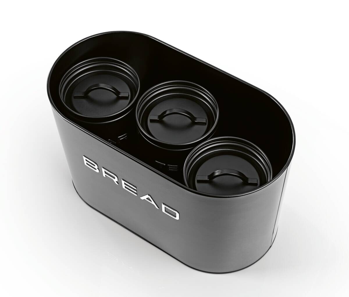 GOURMETmaxx Vorratsdosenset schwarz B/H/L: ca. 18x23x34 cm