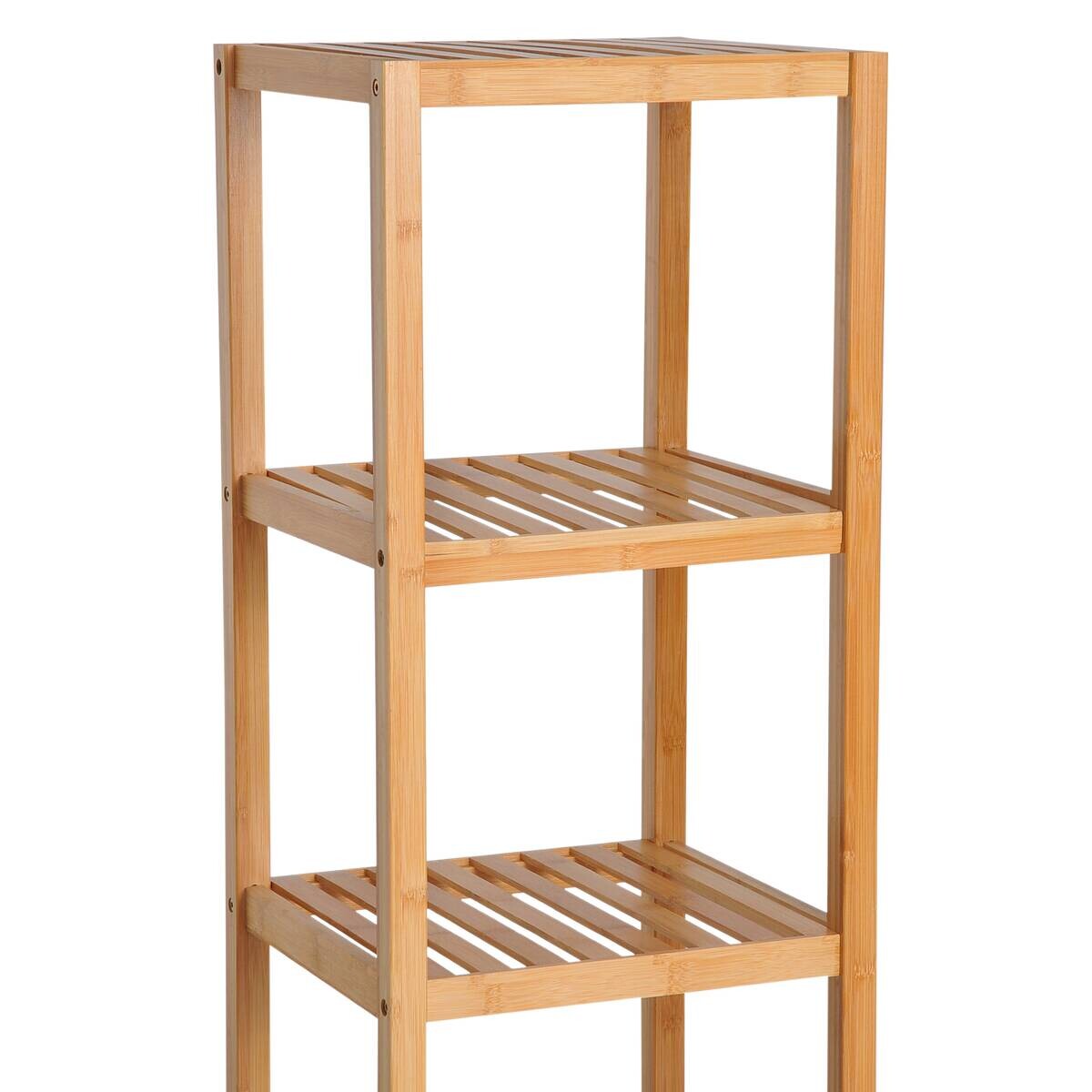 Badschrank natur Edelstahl B/H/L: ca. 33x36x140 cm