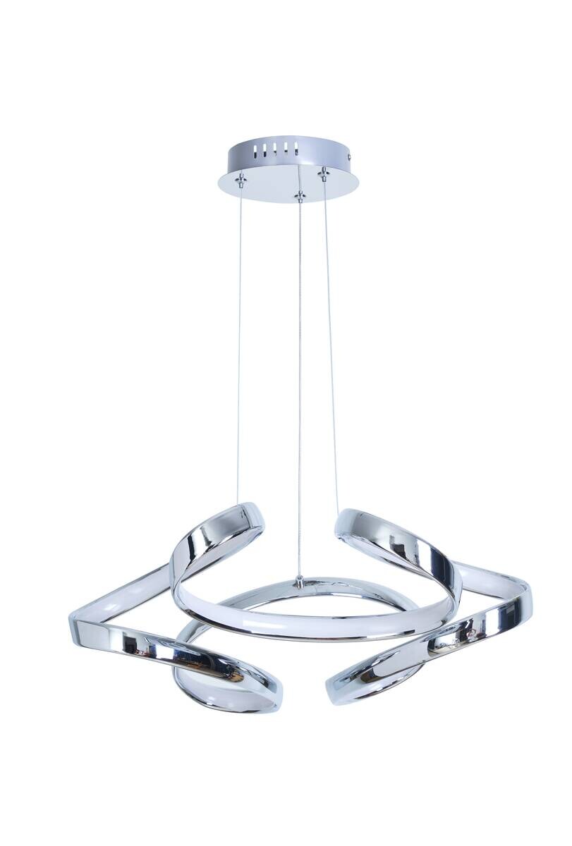 POCOline Pendelleuchte Mairette Aluminium Chrom D: ca. 48 cm