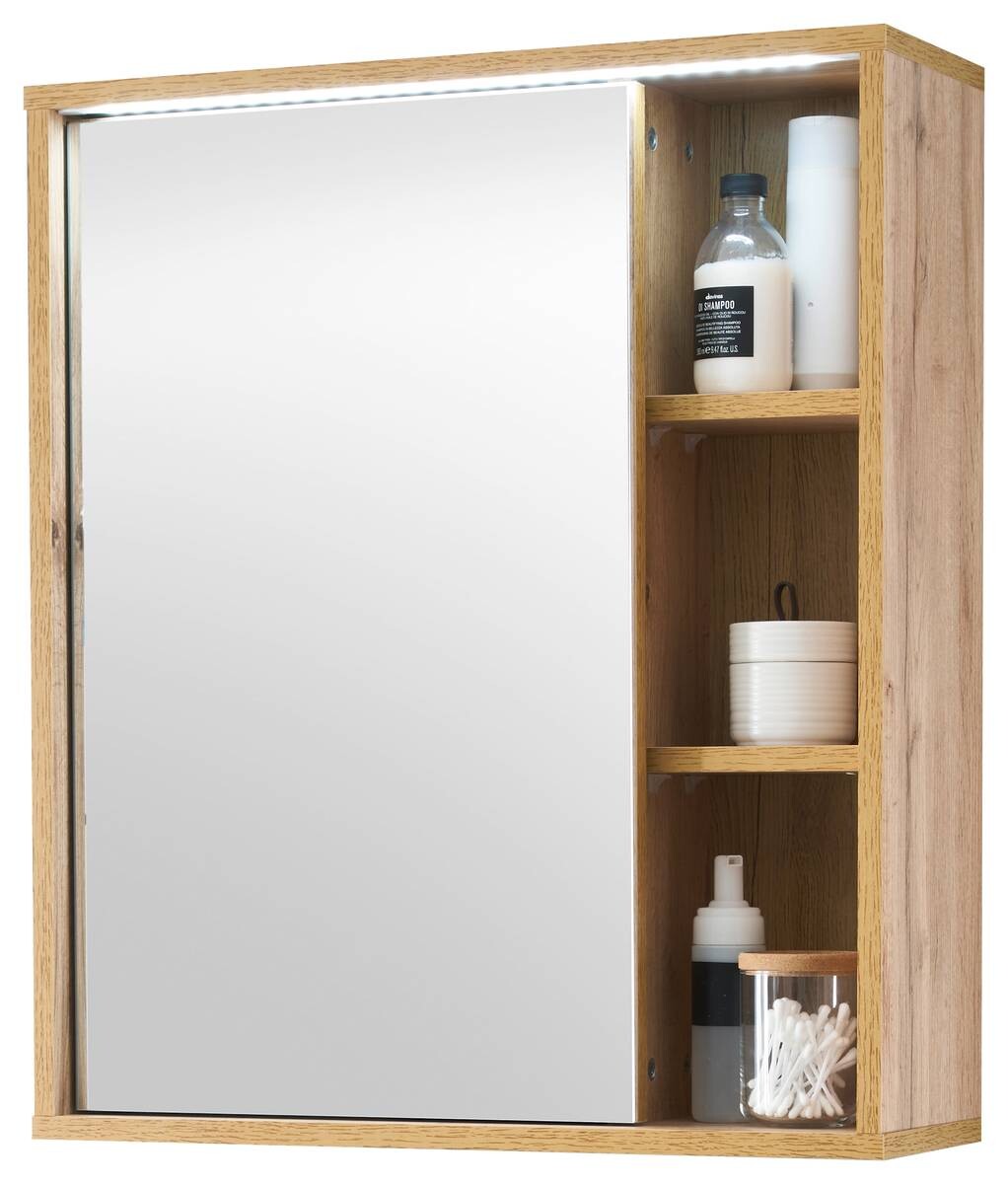 Spiegelschrank Greece Wildeiche Nachbildung B/H/T: ca. 60x70x20 cm