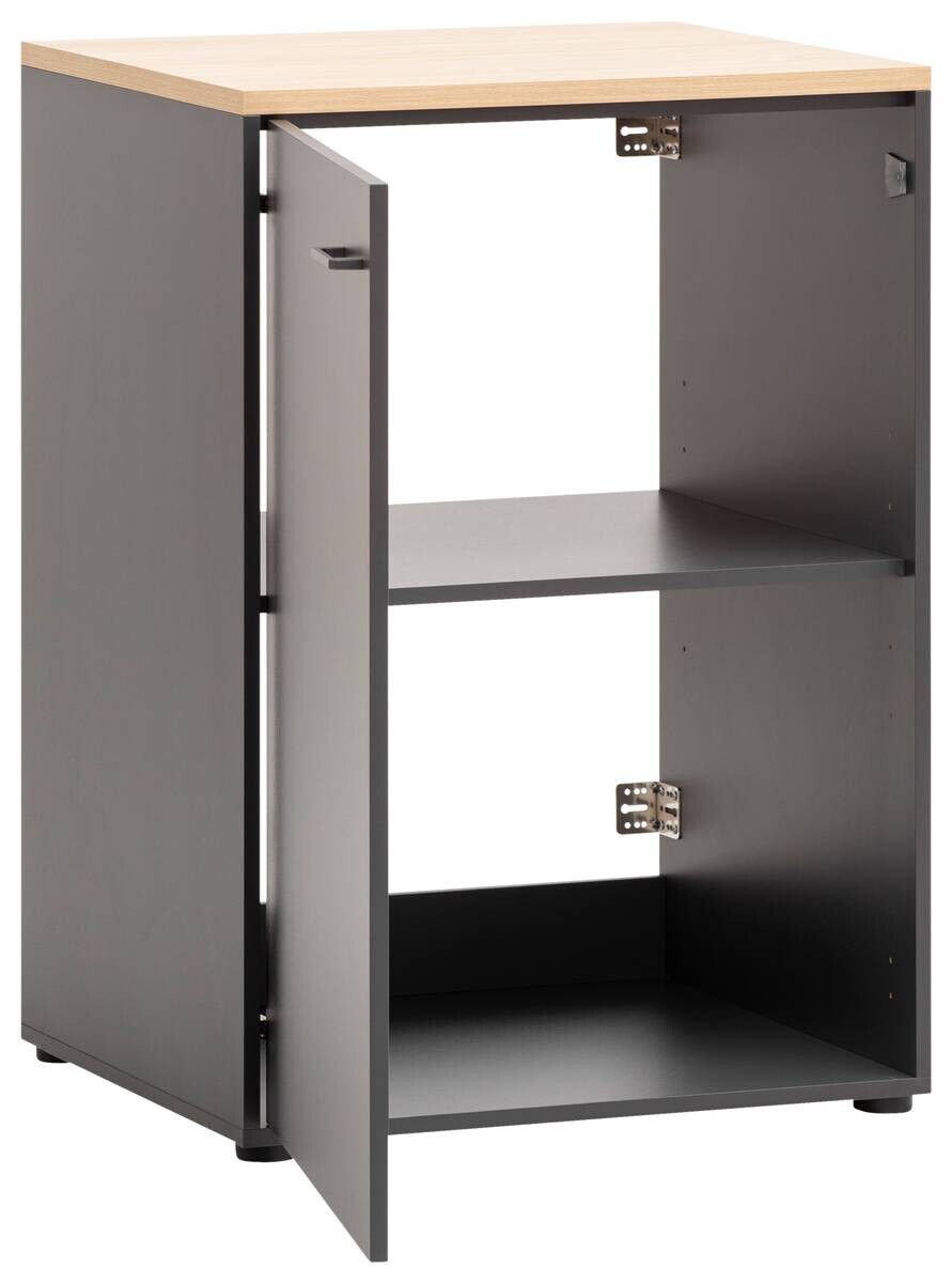 Unterschrank Solea anthrazit Eiche hell Nachbildung B/H/T: ca. 67,1x95,8x60 cm