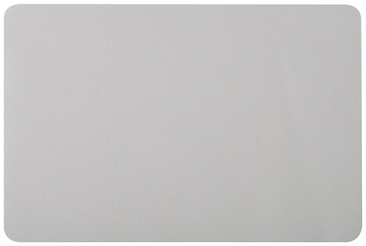 Platzset grau PVC B/L: ca. 45x30 cm