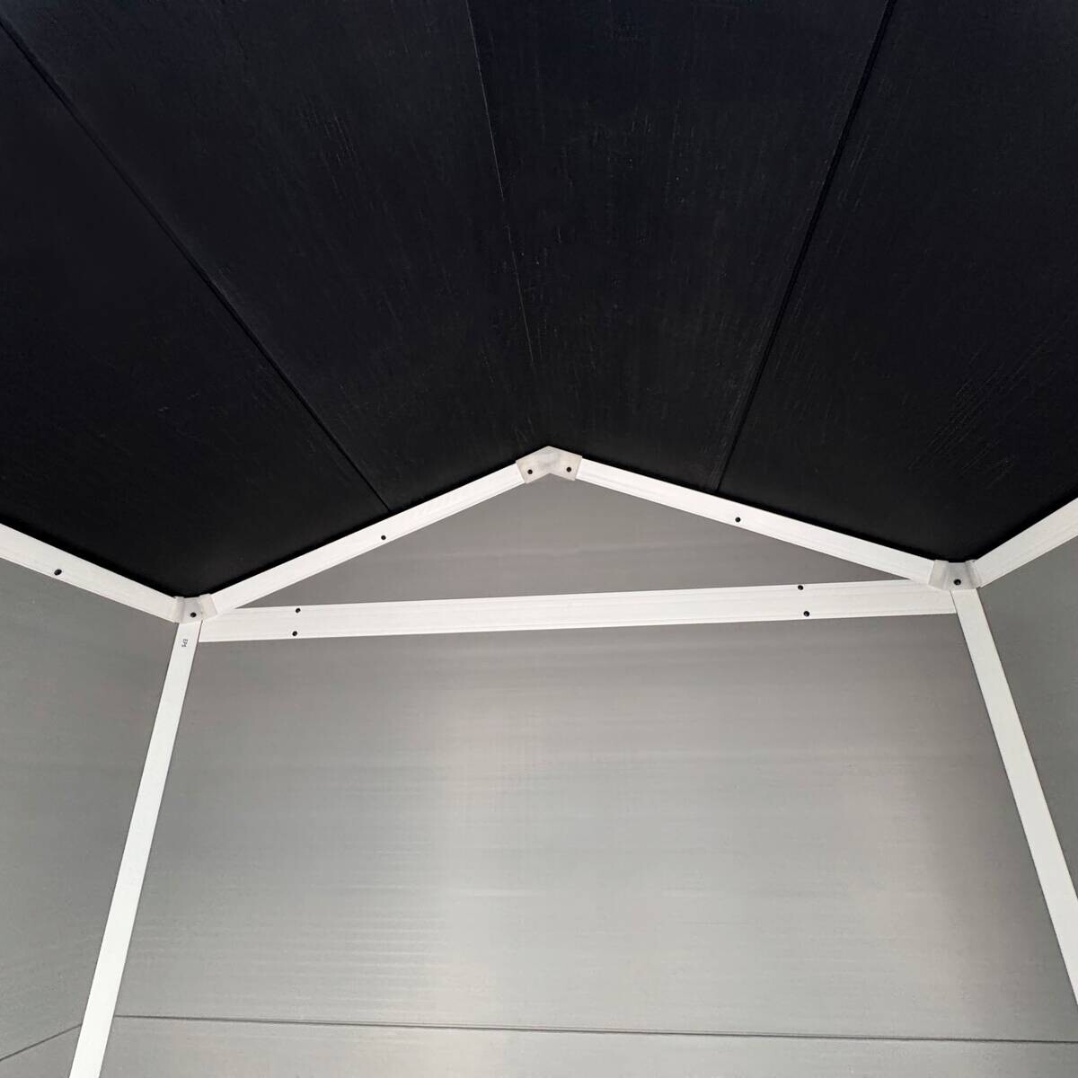 POCOline Gartenhaus Basic grau B/H/T: ca. 134x202x102 cm