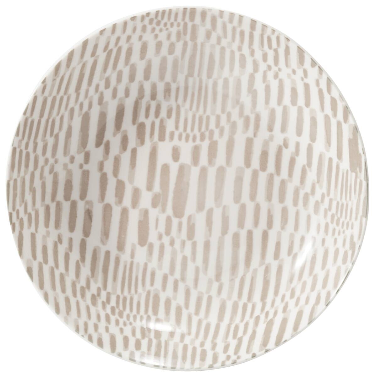 van Well Teller taupe Keramik