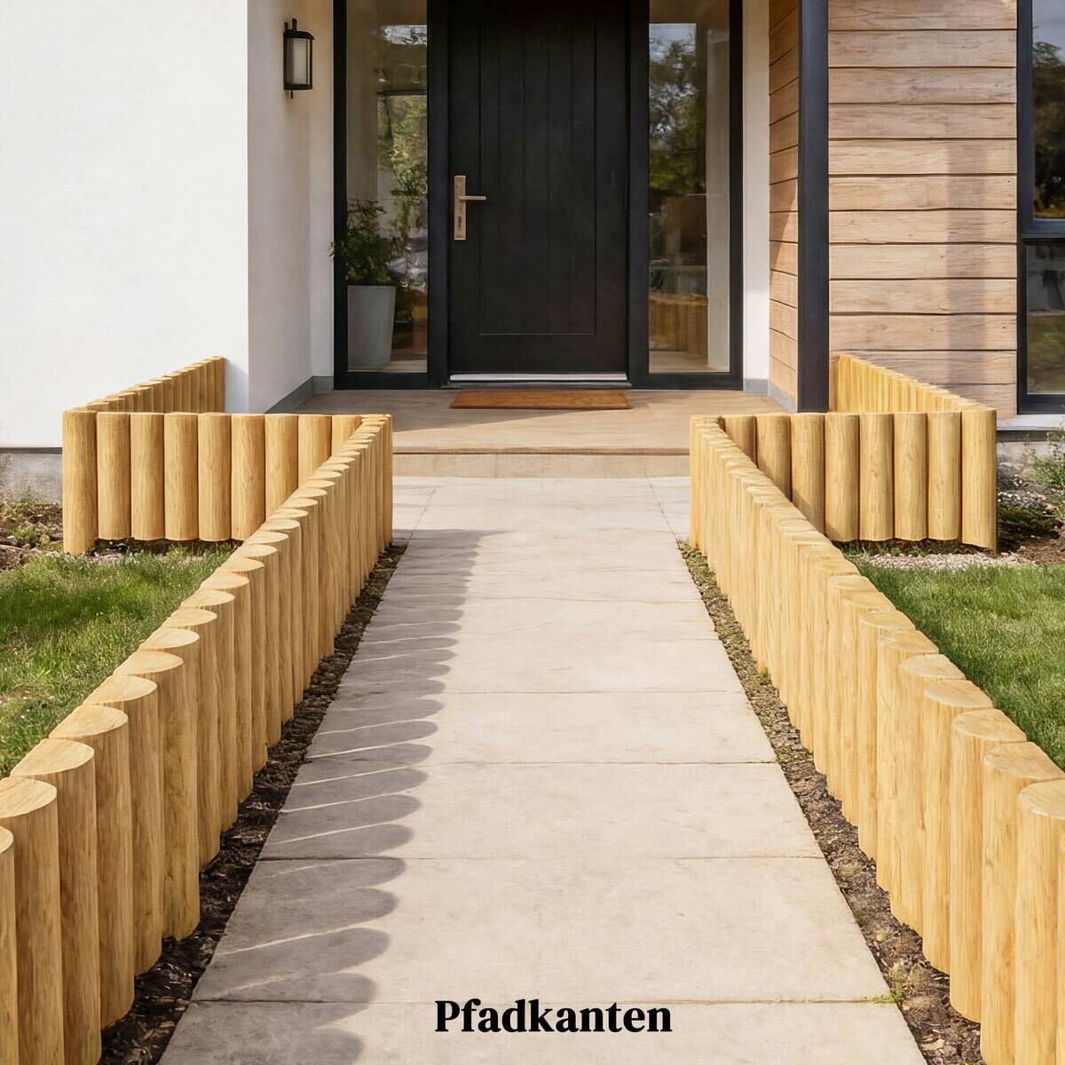 Outsunny Gartenzaun B/H/T/L: ca. 2,7x30x2,7x176 cm