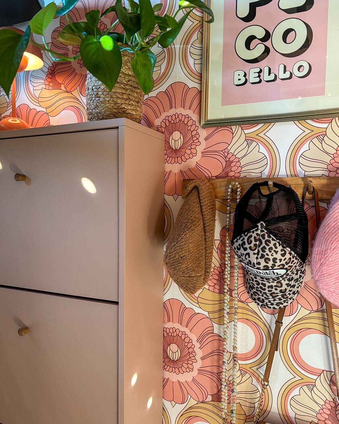 Schuhkipper Bjarne apricot B/H/T: ca. 59,8x131x20 cm