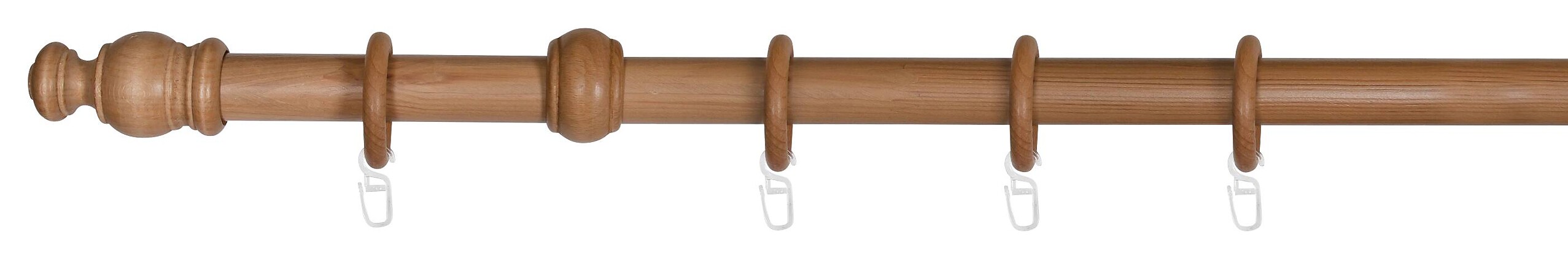 ondeco Stilgarnituren mini buche Holz L/D: ca. 200x2,8 cm 1 Läufe