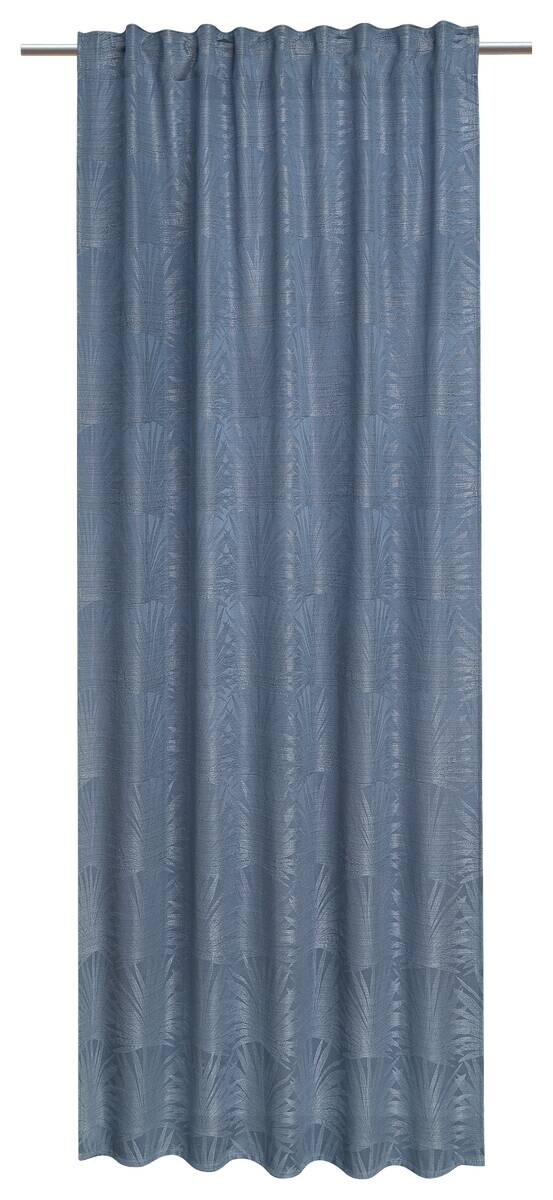 silver edition Kombivorhang Anni blau 100% Polyester B/L: ca. 140x245 cm