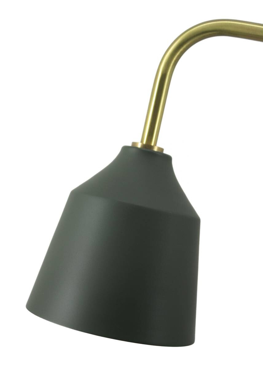 Kayoom Tischleuchte Carisa 287 grün Eisen Kupfer B/H/L: ca. 18x68x47 cm E27 1 Brennstellen