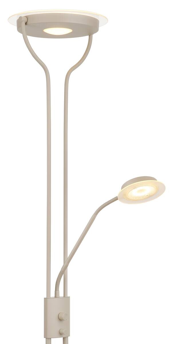 GLOBO LED-Deckenfluter sand Metall B/H/L: ca. 25,5x180x28 cm 1 Brennstellen