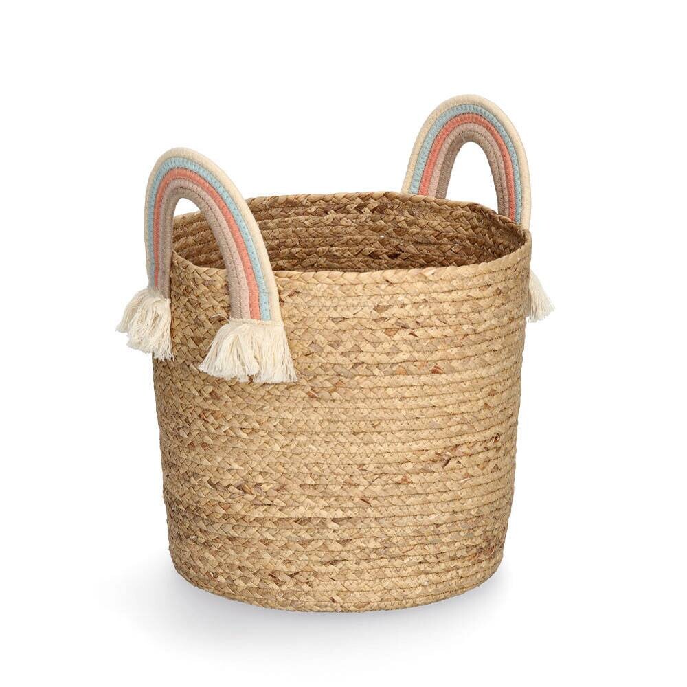 Zeller Aufbewahrungskorb Rainbow natur B/H/L: ca. 33,5x35x15 cm