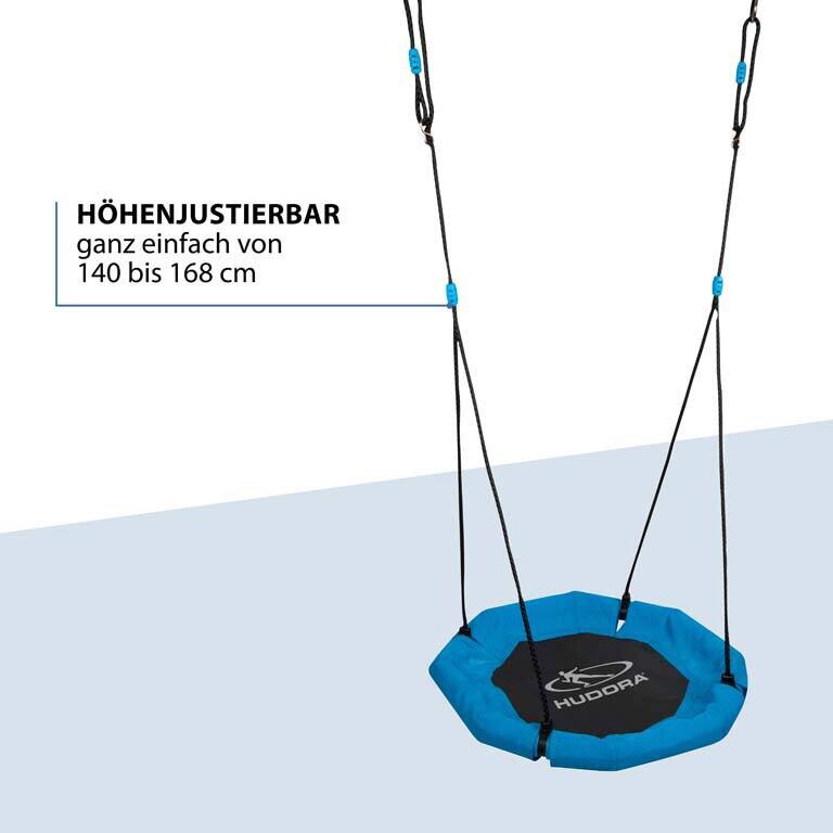 Hudora Nestschaukel Octagon 70 schwarz B/H/L: ca. 70x10x70 cm