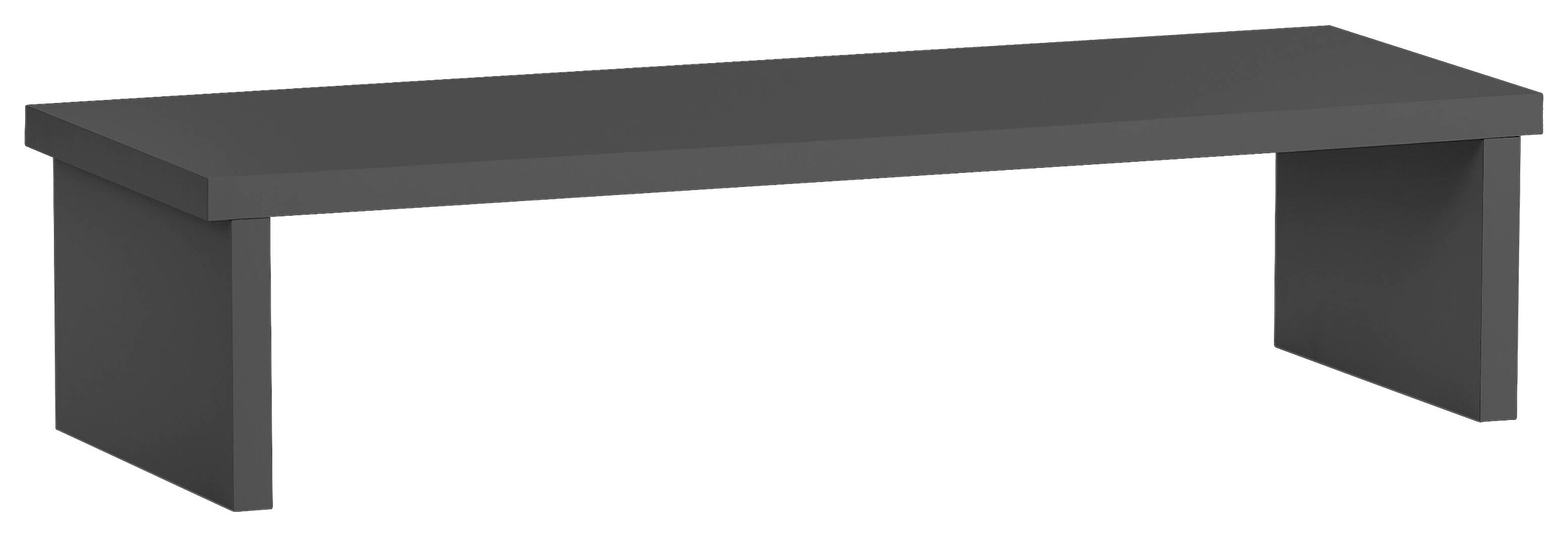 Monitoraufsatz Niels anthrazit B/H/T: ca. 55x12,7x20 cm