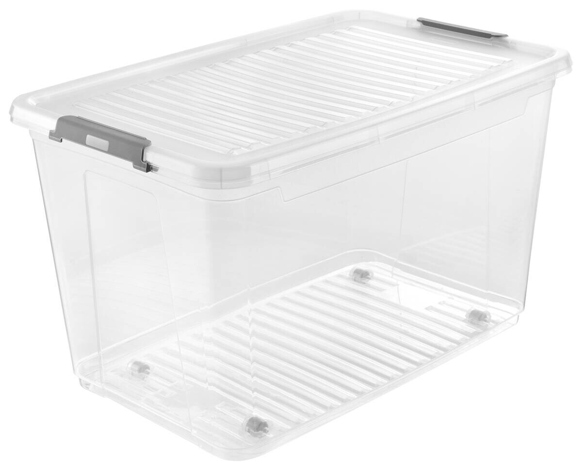 Aufbewahrungsbox transparent B/H/L: ca. 38x35,5x59 cm