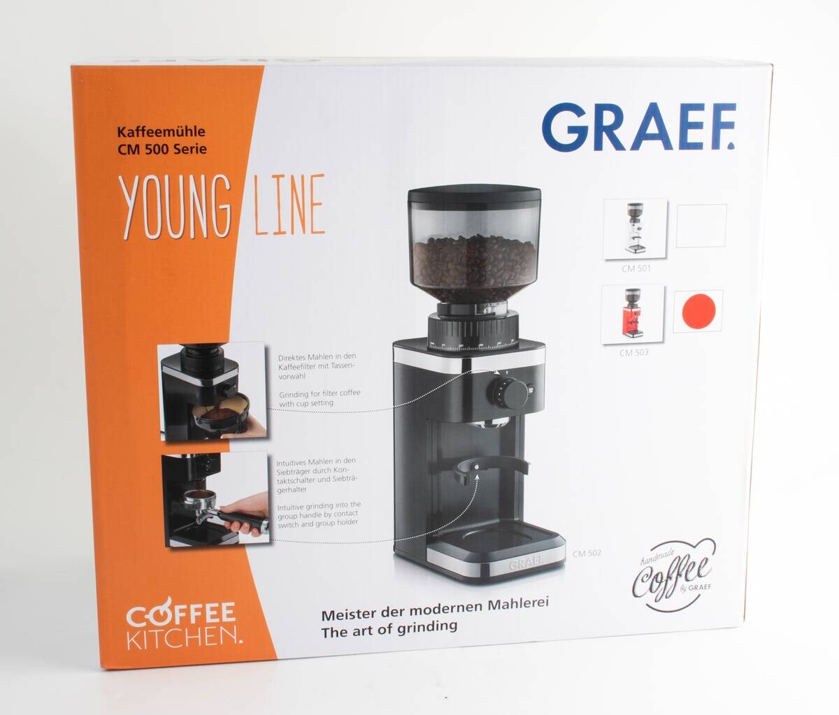 Elektrische Kaffeemühle CM503 rot ca. 130 W