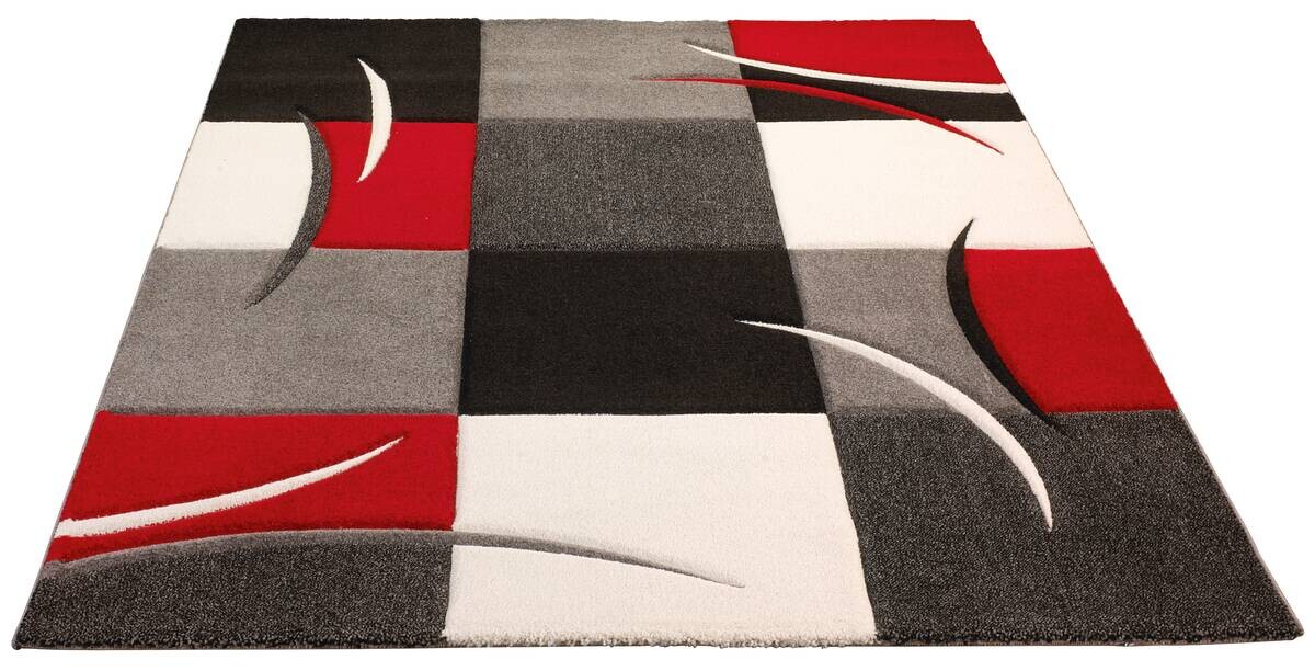 Webteppich Casino rot B/L: ca. 160x230 cm