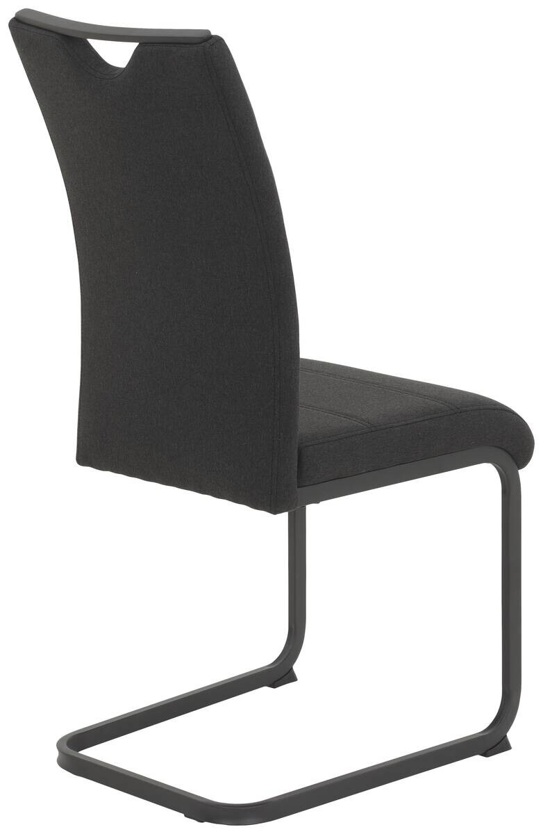 Schwingstuhl Mars schwarz Webstoff B/H/T: ca. 43x99x60 cm