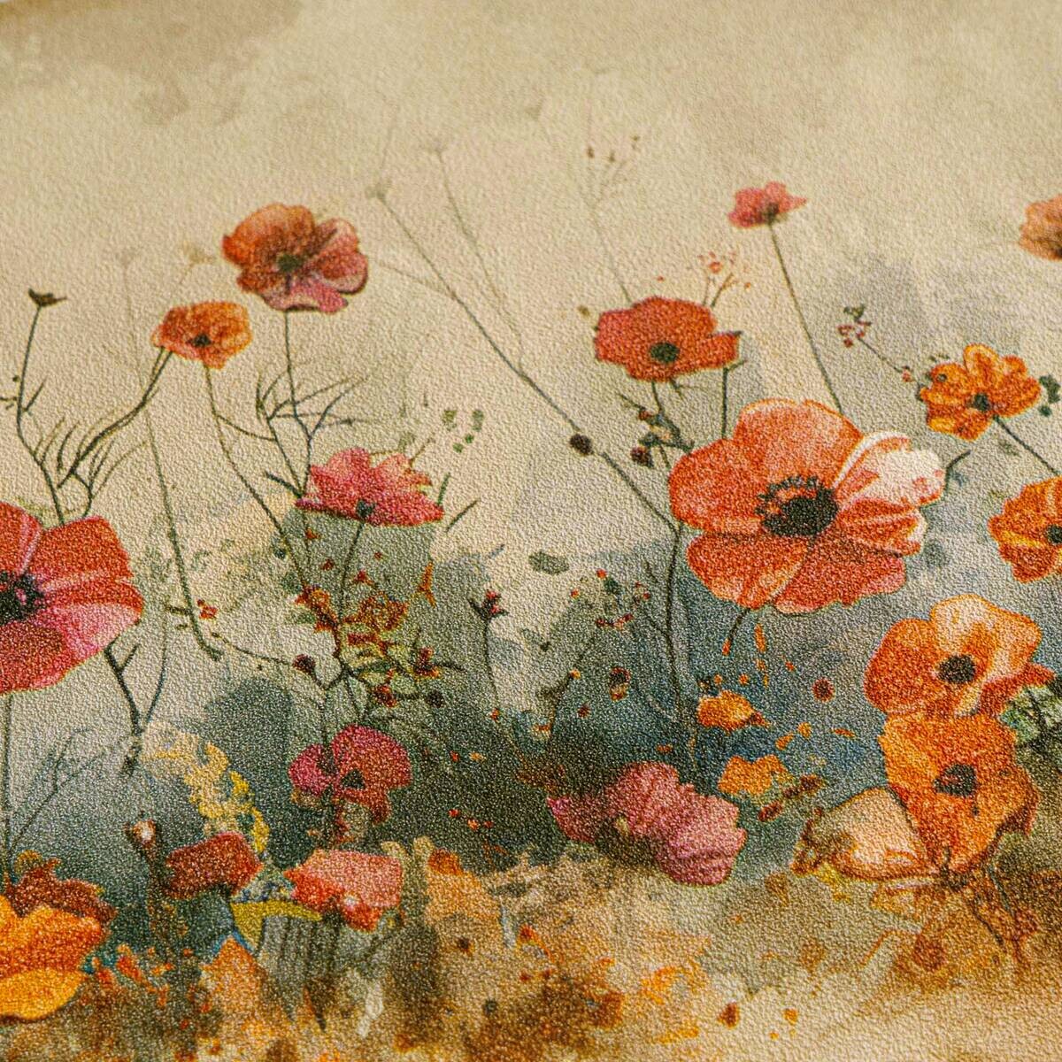 A.S.Creation Bordüre orange beige rot B/H/D: ca. 17x500x6,8 cm